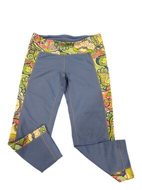 Lilly Pulitzer UPF 50 Luxletic Capri Leggings Blue Size M